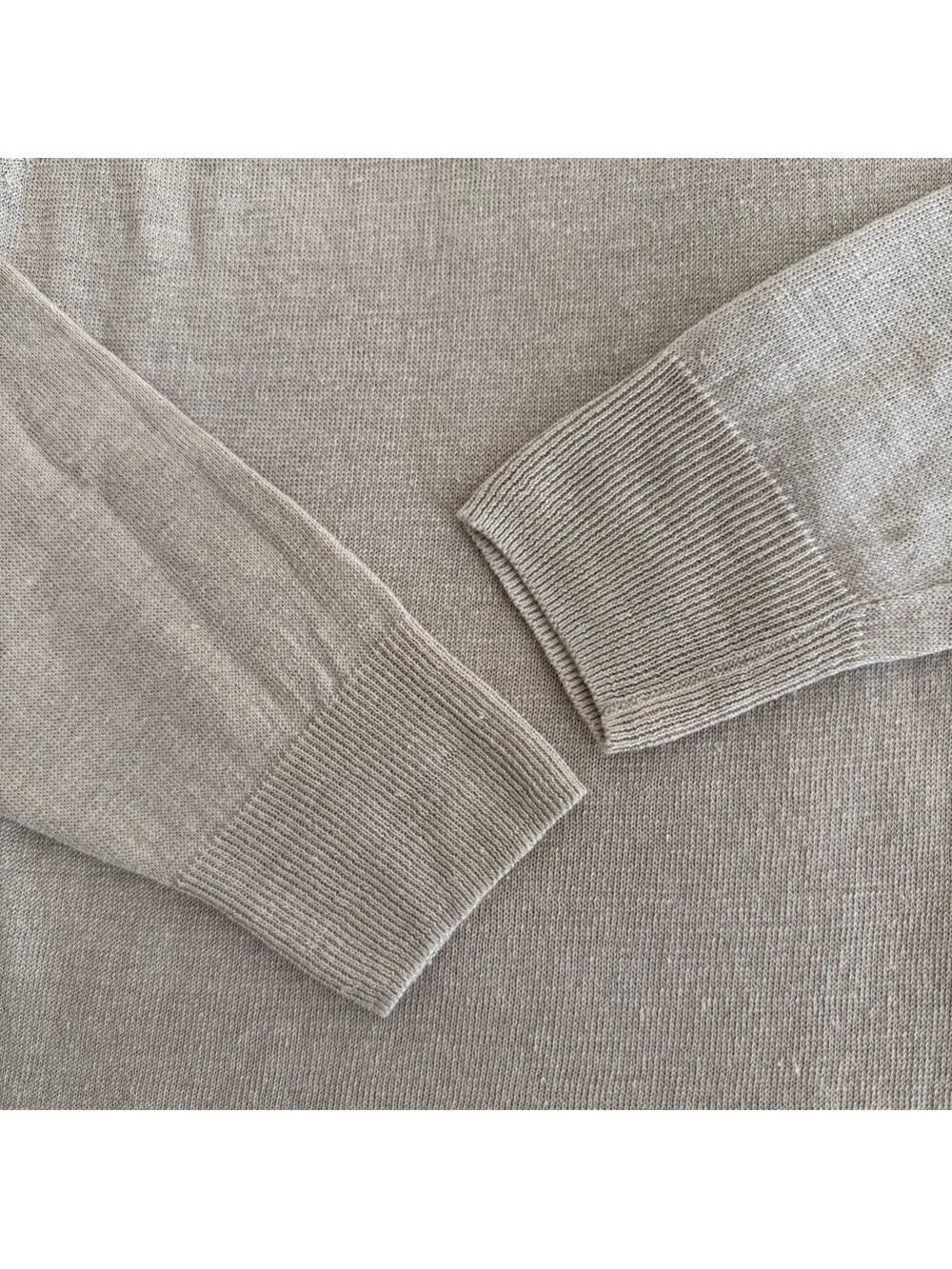 J.CREW Beige Linen Crew Neck Sweater Size XS - Picture 4 of 9